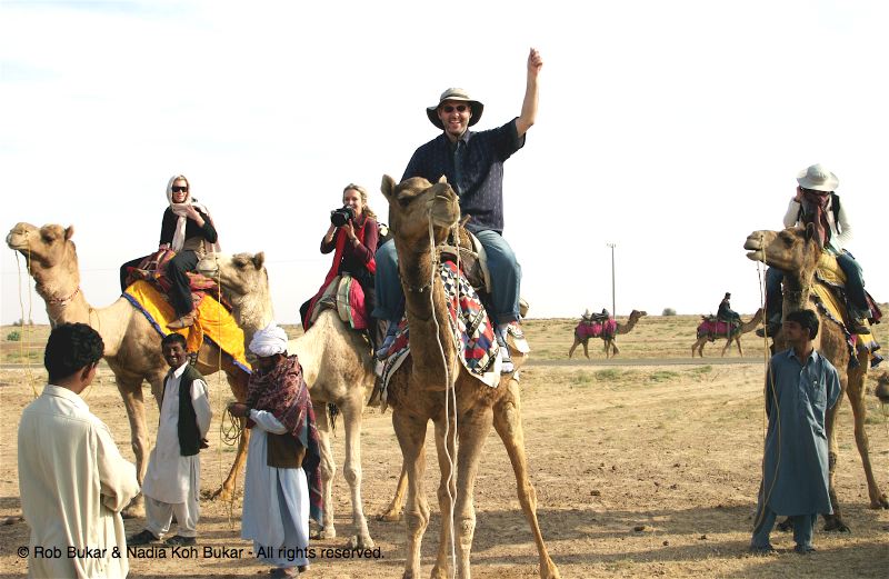 Rob on camel, Jaisalmer