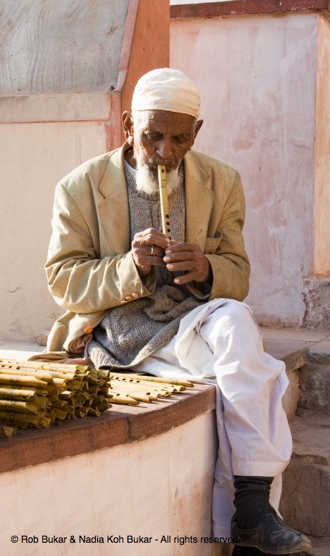 Flute Vendor, Amber Fort, Jaipur