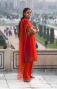 Women in Orange, Taj Mahal, Agra