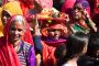 Women in Religious Parade for Lohri, Udaipur