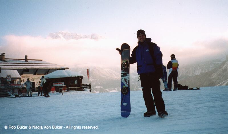 Rob, Boarding on The Alps