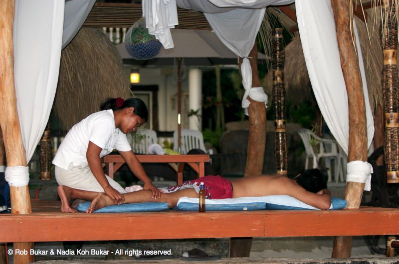 Kuya Raul Getting a Massage