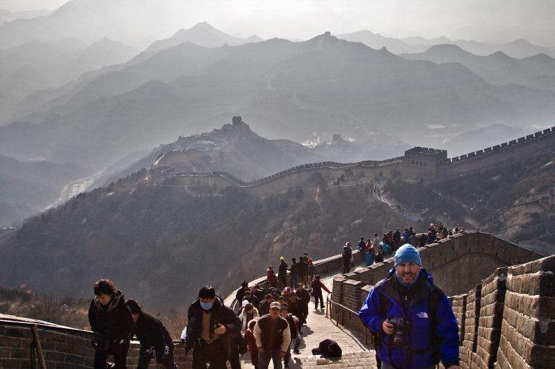 Rob on Great Wall of China