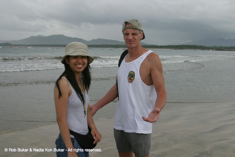 Nadia and Walter at Tamarindo Beach