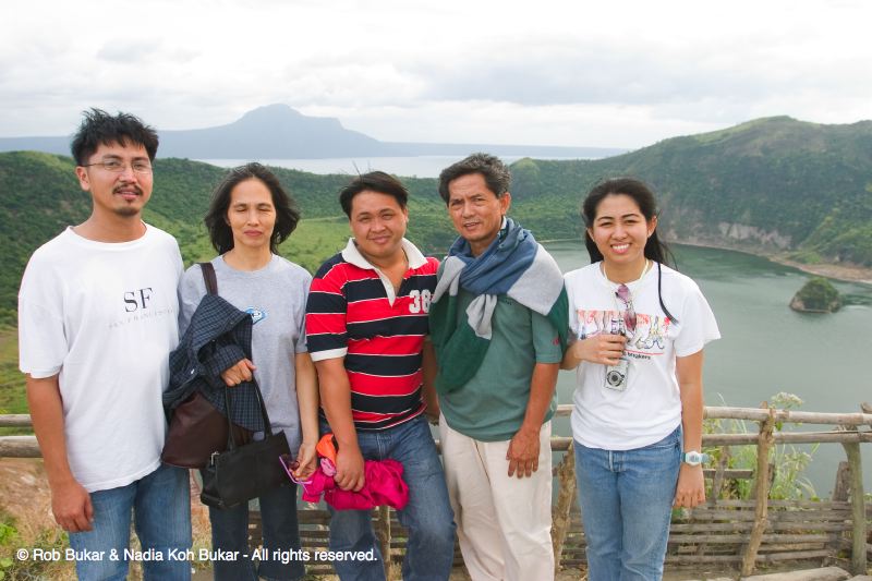Kuya Raul, Mama, Milo, Tito (Uncle) Cil, and Nadia