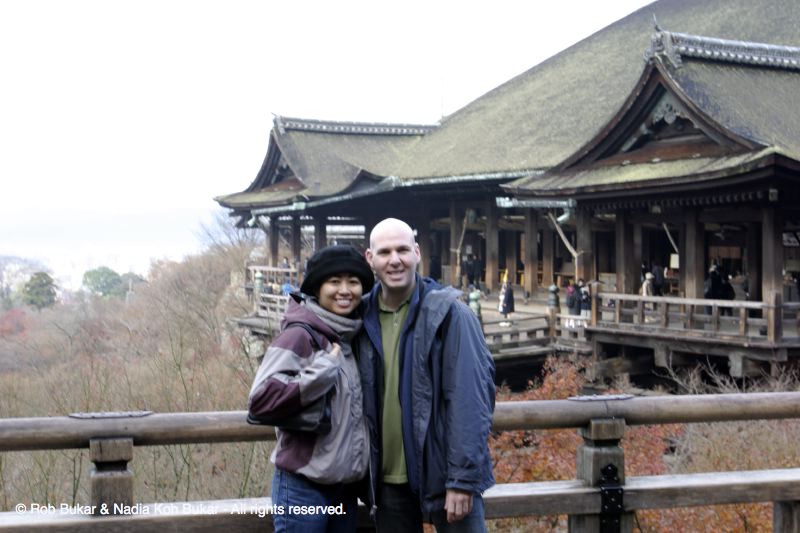 Rob and Nadia, Kiyomizu Temple, Kyoto