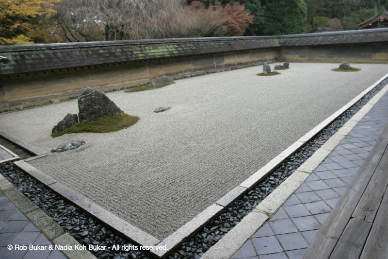 Zen Rock Garden, Ryoanji Temple, Kyoto