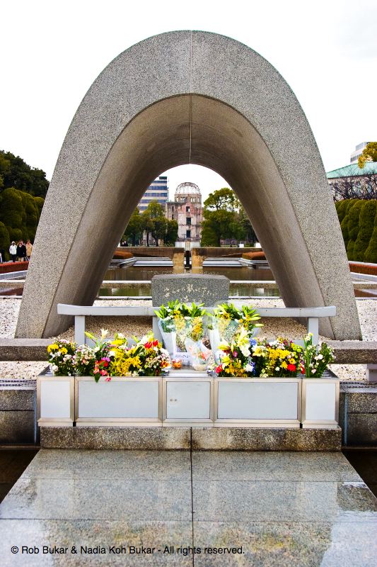 The Memorial Cenotaph, Hiroshima Peace City Memorial