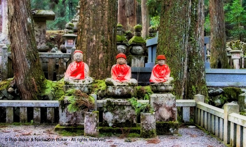 Shingon Buddhist Statues and Gravestones, Mount Koya, Wakayama Prefecture
