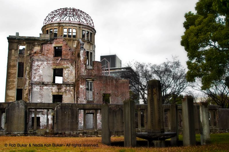 A-bomb Dome, Hiroshima Prefectural Industrial Promotion Hall, 525 feet from epicenter of blast