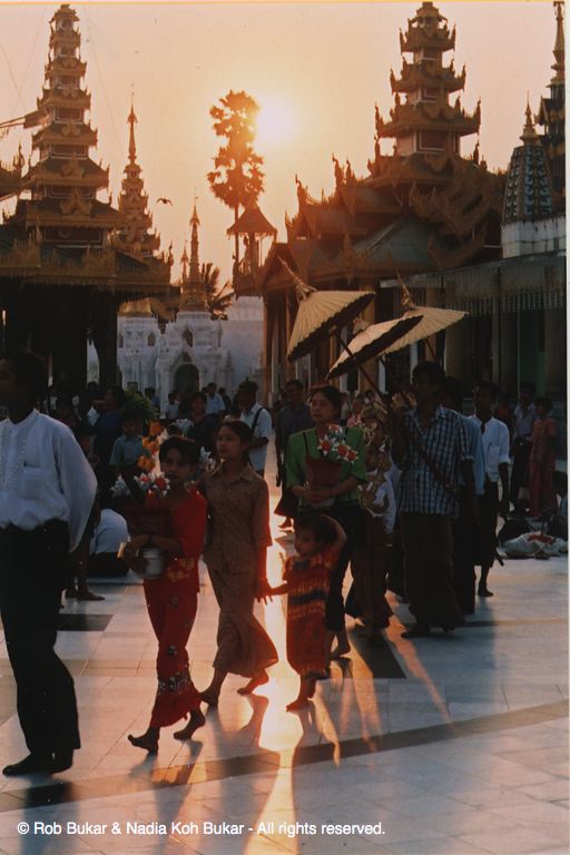 Ceremony at The Shwedagon