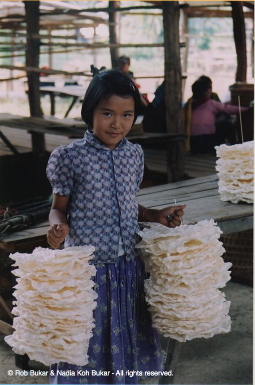 Girl With Rice Cakes