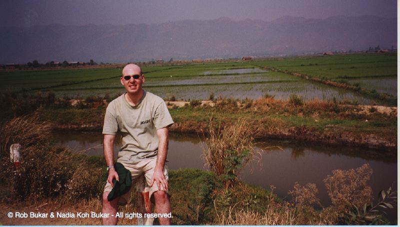 Rob at Nyuagshua Rice Field
