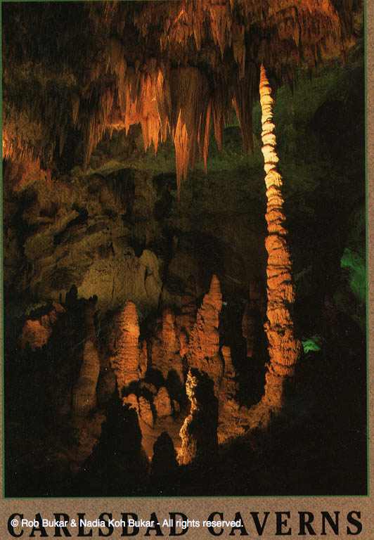 Carlsbad Caverns, Postcard