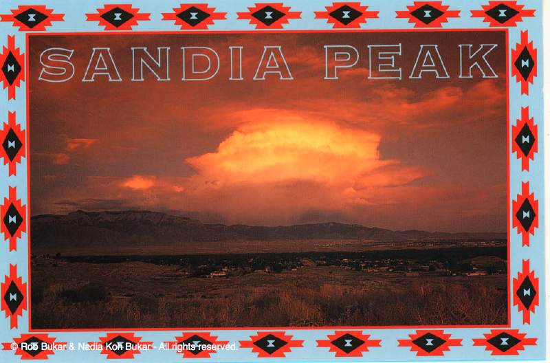 Sandia Peak, Postcard