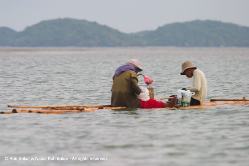 Fishermen at 100 Islands, Philippines