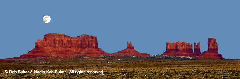 Moon Rising, Mars Following, Monument Valley
