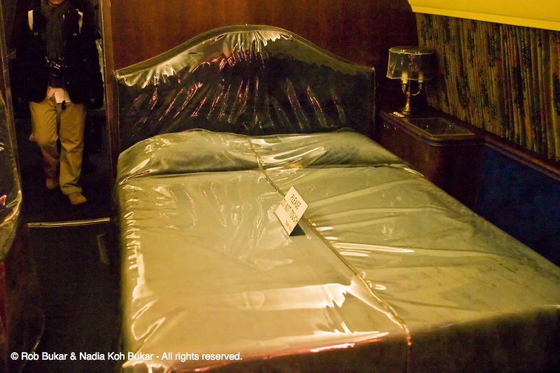 Bed inside Elvis's Plane