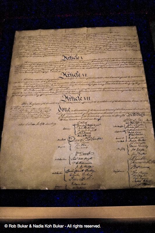 US Constitution last page