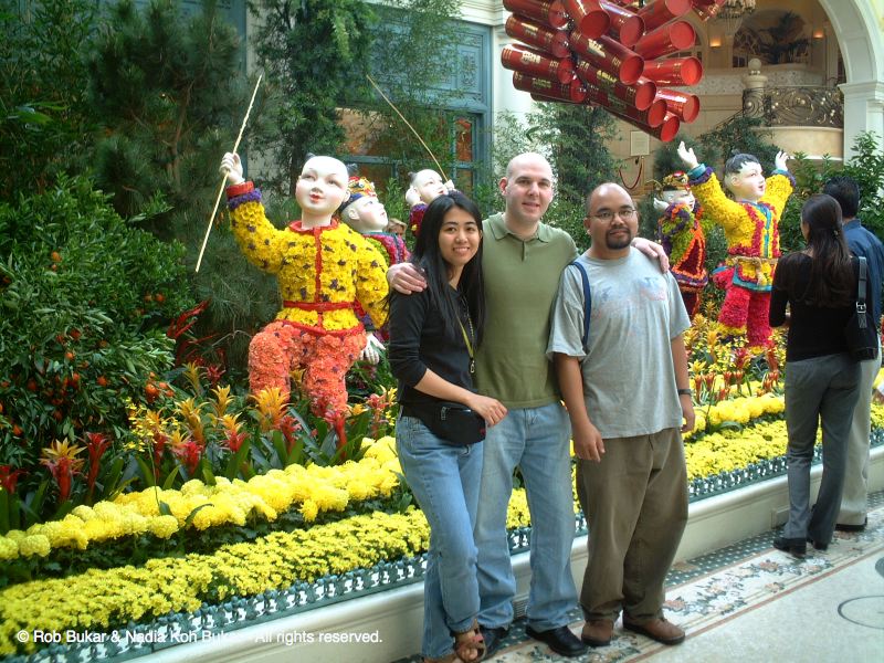 Nadia, Rob, Jean, Garden Inside Belagio, Las Vegas