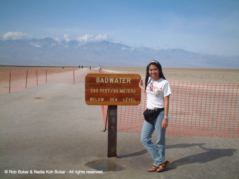 Nadia, Badwater (Lowest Elevation in USA), Death Valley, CA