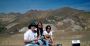 Rob, Nadia, Liza, Eating Breakfast at The Artists Pallet, Death Valley, CA